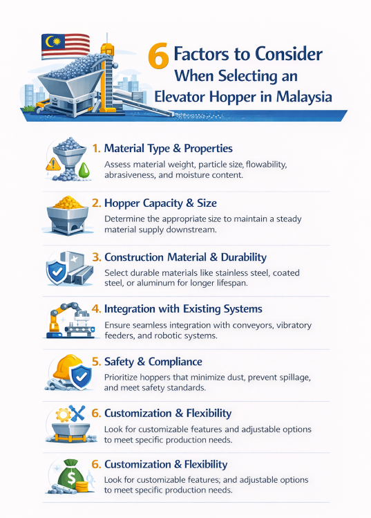 6 Factors to Consider When Selecting an Elevator Hopper in Malaysia